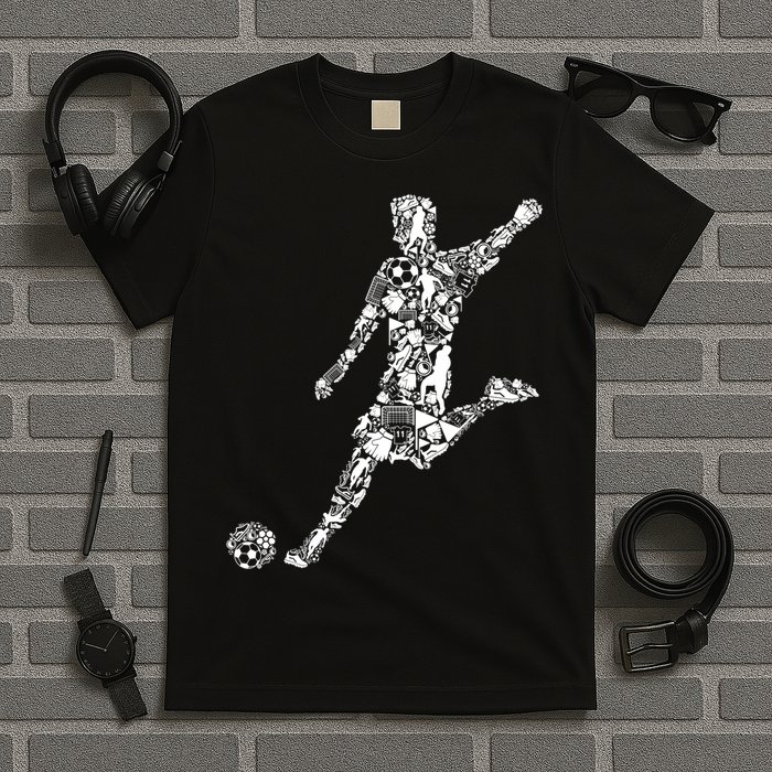 Soccer Player Boys Kids Youth Men TShirt T-Shirt