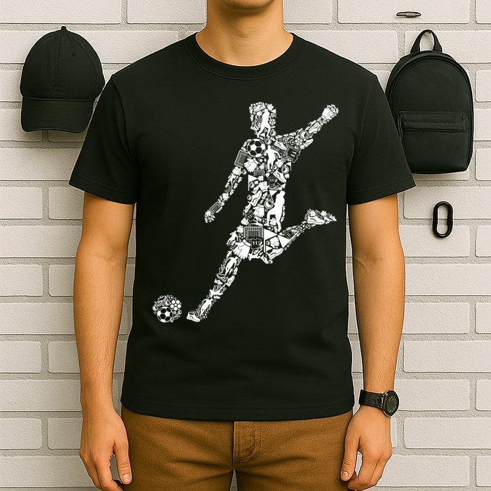 Soccer Player Boys Kids Youth Men TShirt T-Shirt