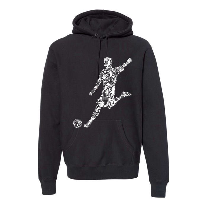 Soccer Player Boys Kids Youth Men TShirt Premium Hoodie