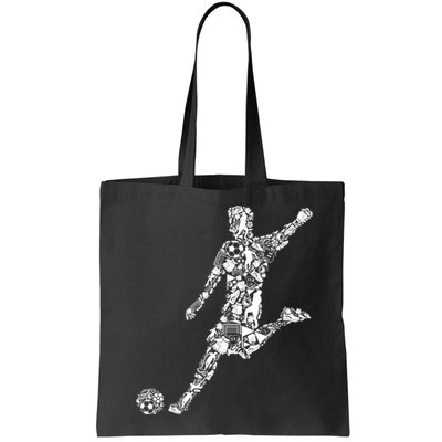 Soccer Player Boys Kids Youth Men TShirt Bag