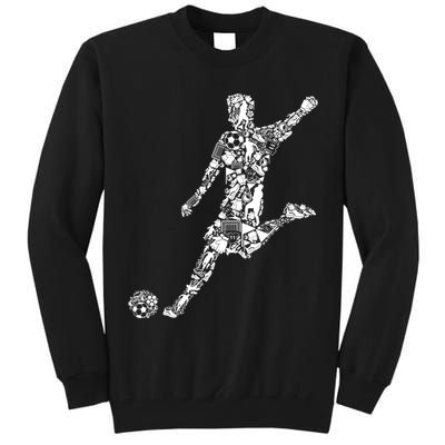 Soccer Player Boys Kids Youth Men TShirt Tall Sweatshirt