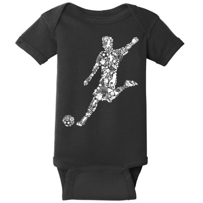 Soccer Player Boys Kids Youth Men TShirt Baby Bodysuit