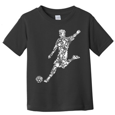 Soccer Player Boys Kids Youth Men TShirt Toddler T-Shirt