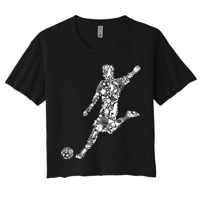 Soccer Player Boys Kids Youth Men TShirt Crop Top