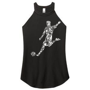 Soccer Player Boys Kids Youth Men TShirt Women's Perfect Tri Rocker Tank