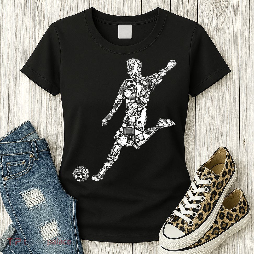 Soccer Player Boys Kids Youth Men TShirt Womens T-Shirt
