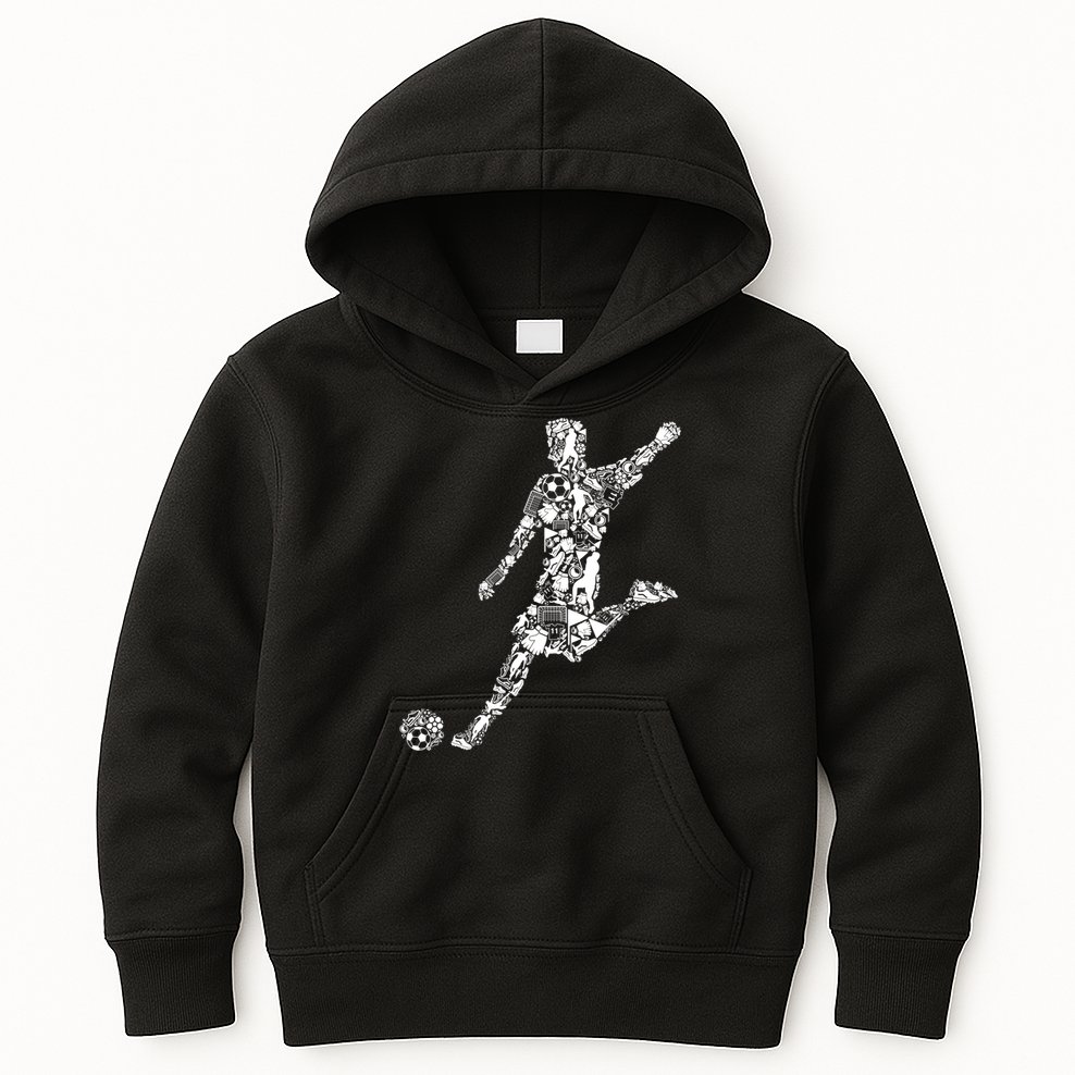 Soccer Player Boys Kids Youth Men TShirt Kids Hoodie