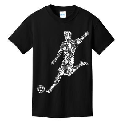 Soccer Player Boys Kids Youth Men TShirt Kids T-Shirt