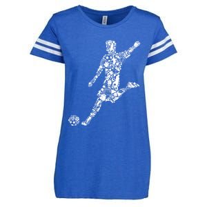 Soccer Player Boys Kids Youth Men TShirt Enza Ladies Jersey Football T-Shirt