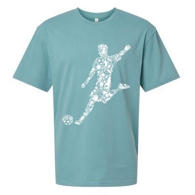 Soccer Player Boys Kids Youth Men TShirt Sueded Cloud Jersey T-Shirt