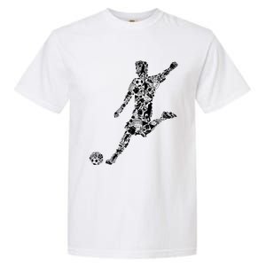 Soccer Player Boys Kids Youth Men TShirt Garment-Dyed Heavyweight T-Shirt