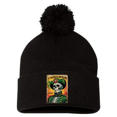 St Patrick's Battalion San Patricios Irish Mexican Pom Pom 12in Knit Beanie