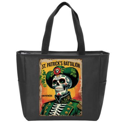 St Patrick's Battalion San Patricios Irish Mexican Zip Tote Bag