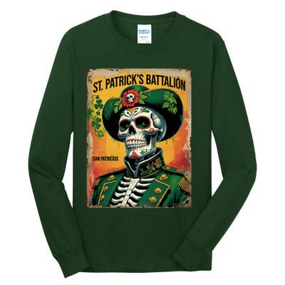 St Patrick's Battalion San Patricios Irish Mexican Tall Long Sleeve T-Shirt