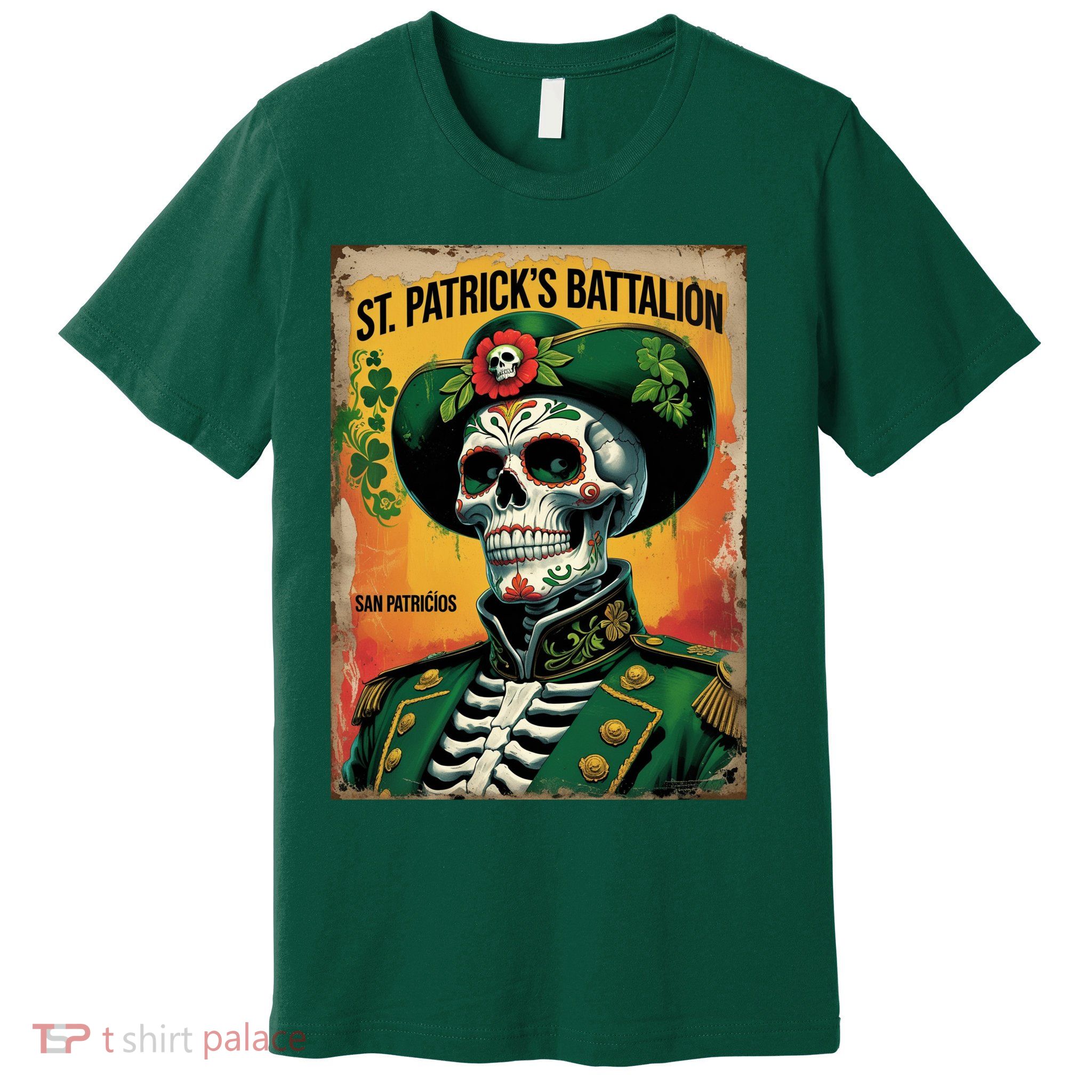 St Patrick's Battalion San Patricios Irish Mexican Premium T-Shirt