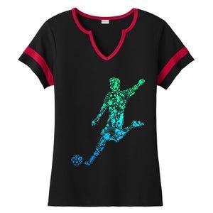 Soccer Player Boys Kids Youth Men TShirt Ladies Halftime Notch Neck Tee