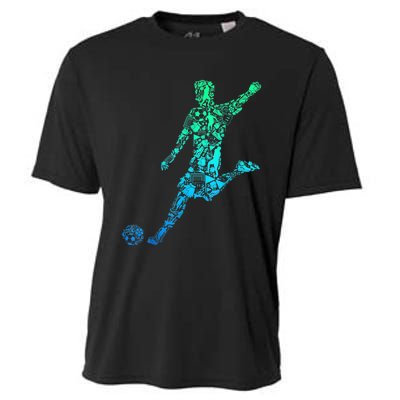 Soccer Player Boys Kids Youth Men TShirt Cooling Performance Crew T-Shirt