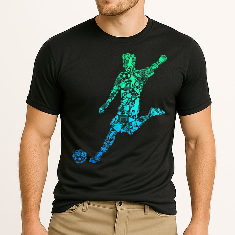 Soccer Player Boys Kids Youth Men TShirt Cooling Performance Crew T-Shirt