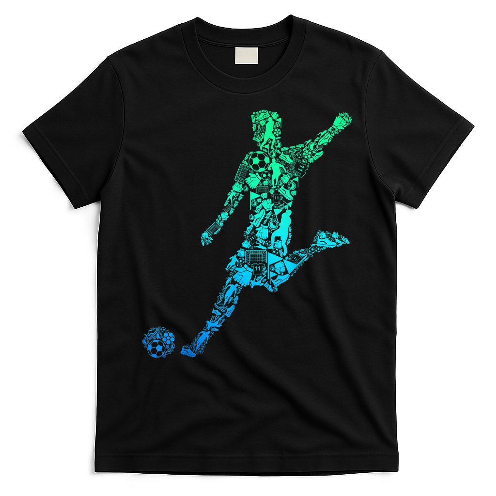 Soccer Player Boys Kids Youth Men TShirt T-Shirt