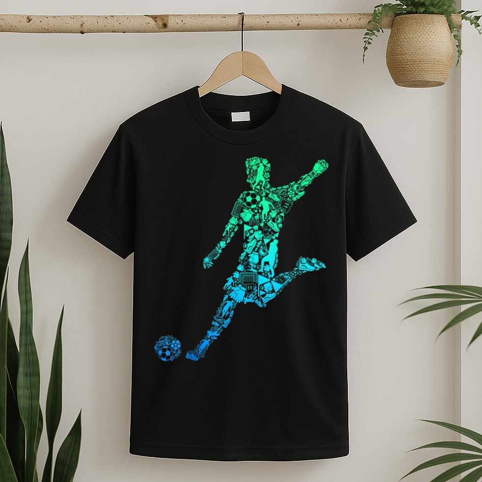 Soccer Player Boys Kids Youth Men TShirt T-Shirt