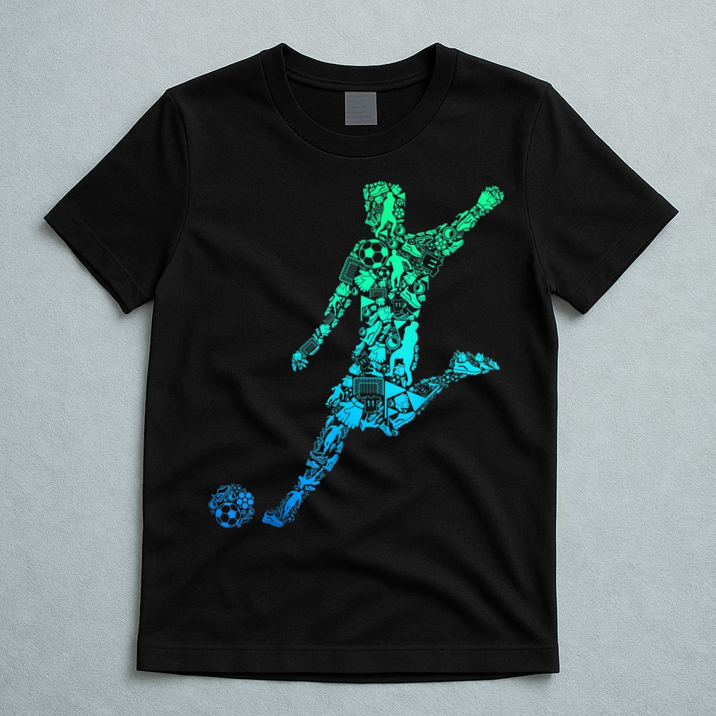 Soccer Player Boys Kids Youth Men TShirt T-Shirt