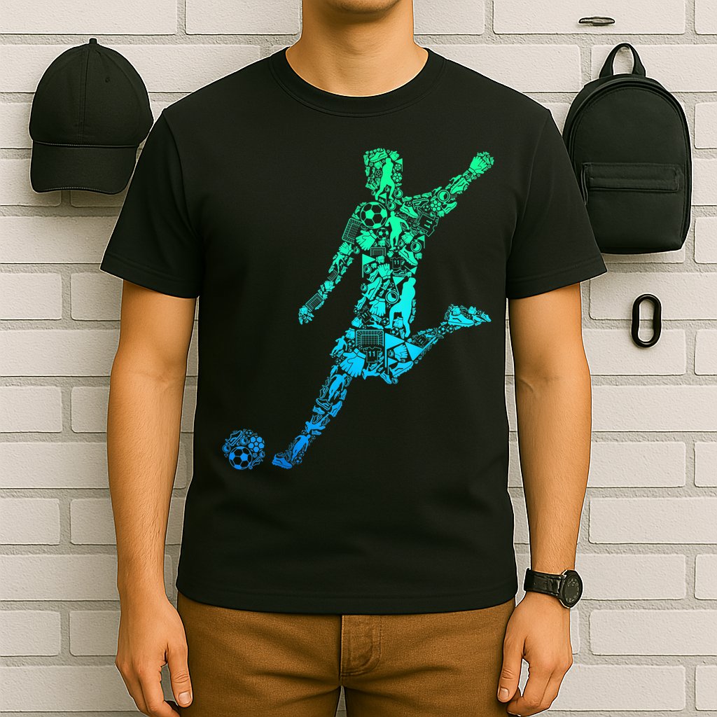 Soccer Player Boys Kids Youth Men TShirt T-Shirt