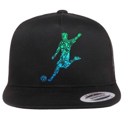 Soccer Player Boys Kids Youth Men TShirt Flatbill Hat