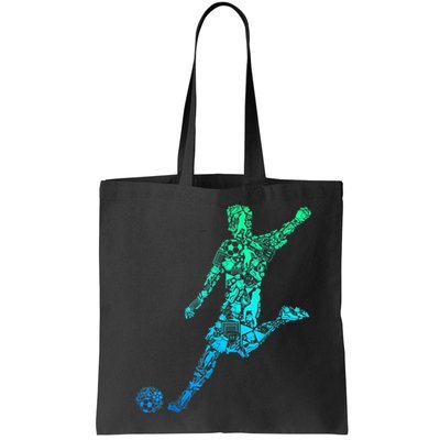 Soccer Player Boys Kids Youth Men TShirt Bag