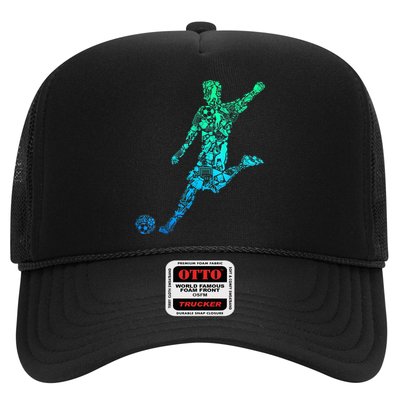 Soccer Player Boys Kids Youth Men TShirt Trucker Hat