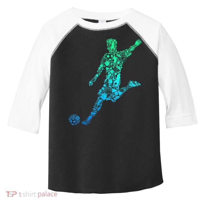 Soccer Player Boys Kids Youth Men TShirt Toddler Fine Jersey T-Shirt