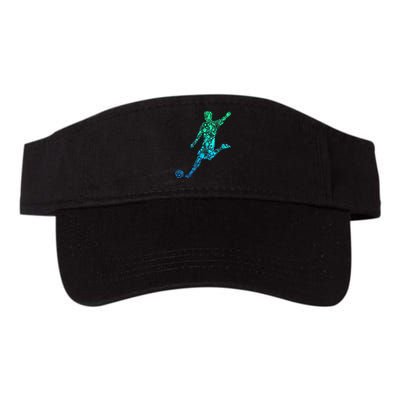Soccer Player Boys Kids Youth Men TShirt Visor