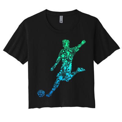 Soccer Player Boys Kids Youth Men TShirt Crop Top