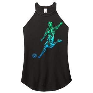 Soccer Player Boys Kids Youth Men TShirt Women's Perfect Tri Rocker Tank