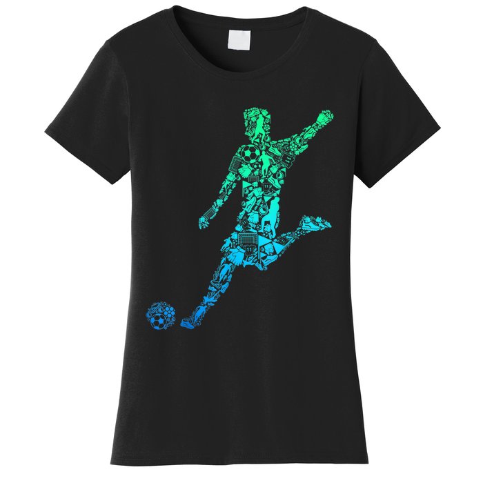 Soccer Player Boys Kids Youth Men TShirt Women's T-Shirt