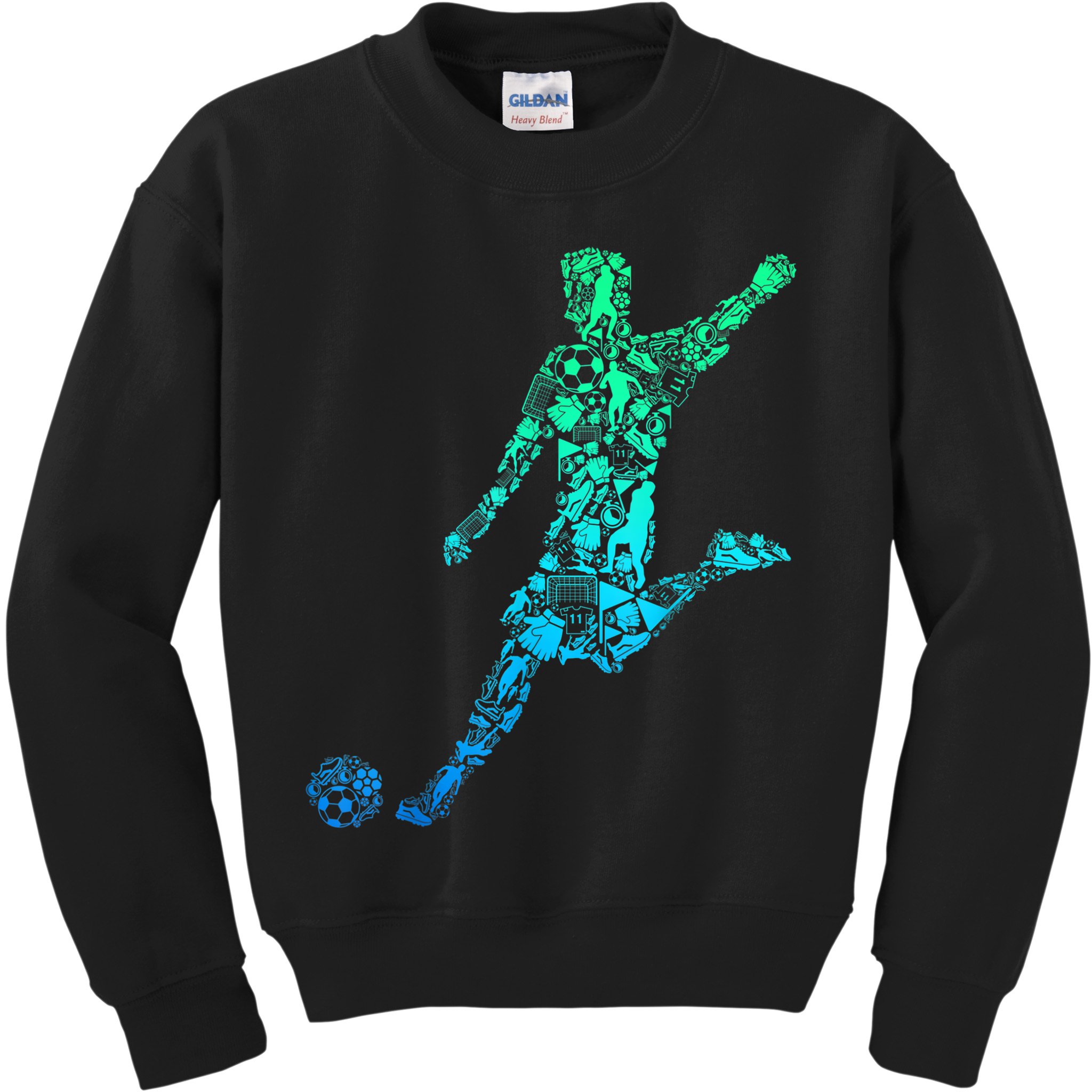 Soccer Player Boys Kids Youth Men TShirt Kids Sweatshirt