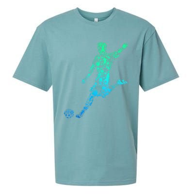 Soccer Player Boys Kids Youth Men TShirt Sueded Cloud Jersey T-Shirt