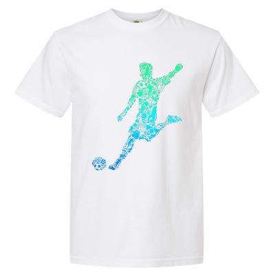 Soccer Player Boys Kids Youth Men TShirt Garment-Dyed Heavyweight T-Shirt