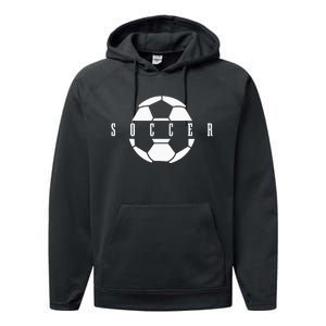 Soccer Player Ball Performance Fleece Hoodie