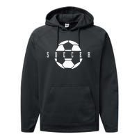 Soccer Player Ball Performance Fleece Hoodie