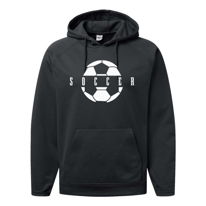 Soccer Player Ball Performance Fleece Hoodie