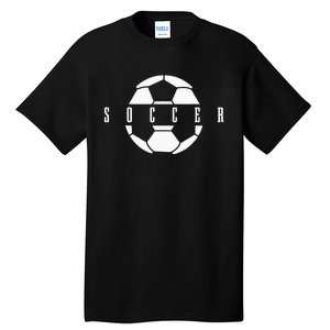 Soccer Player Ball Tall T-Shirt