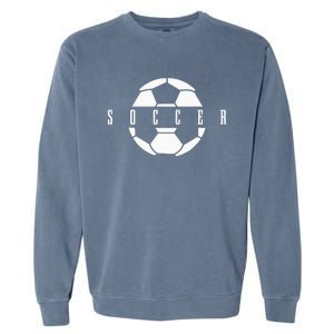 Soccer Player Ball Garment-Dyed Sweatshirt