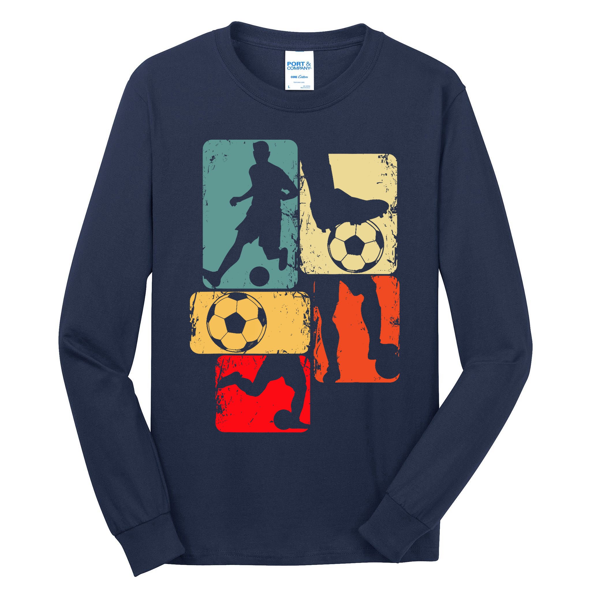 Soccer Player Boy Tall Long Sleeve T-Shirt