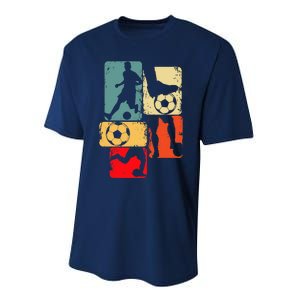 Soccer Player Boy Performance Sprint T-Shirt