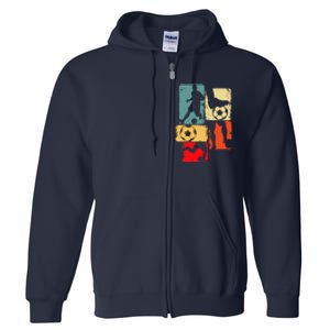 Soccer Player Boy Full Zip Hoodie