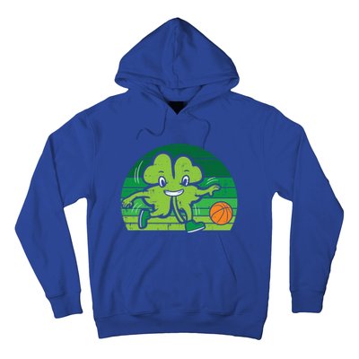 Shamrock Playing Basketball St Patricks Day Cute Gift Hoodie