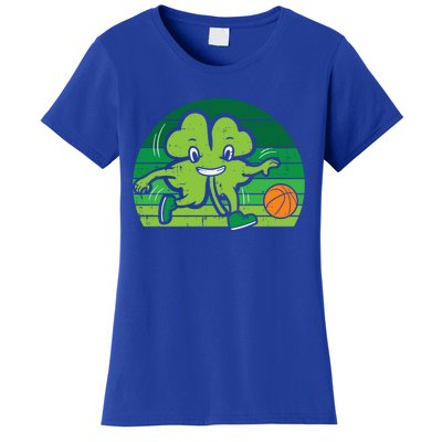 Shamrock Playing Basketball St Patricks Day Cute Gift Women's T-Shirt