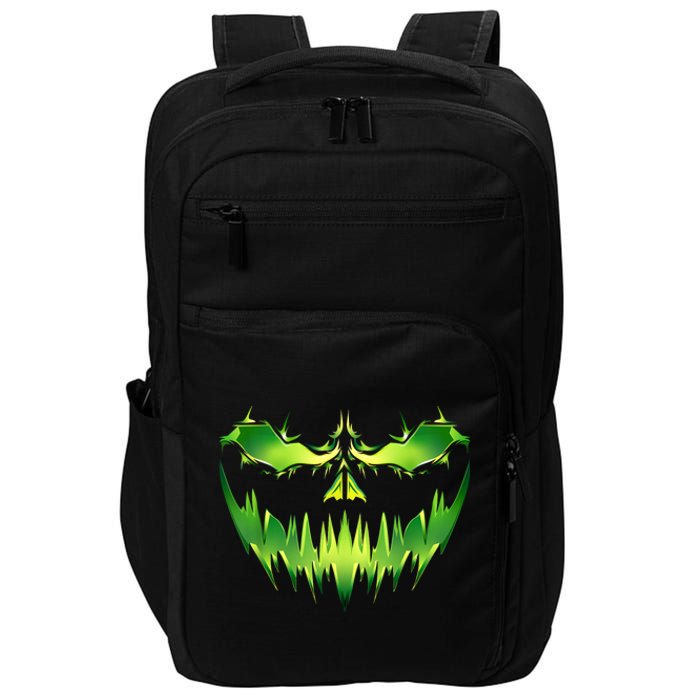 Scary Pumpkin Costume Funny Halloween Impact Tech Backpack