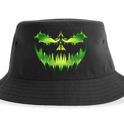 Scary Pumpkin Costume Funny Halloween Sustainable Bucket Hat