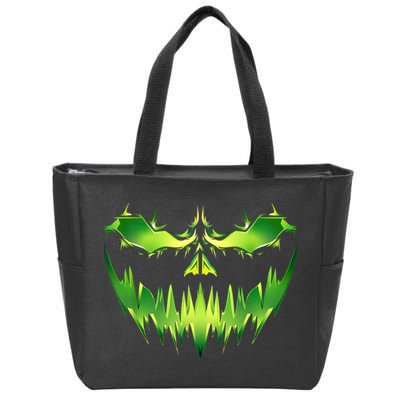 Scary Pumpkin Costume Funny Halloween Zip Tote Bag